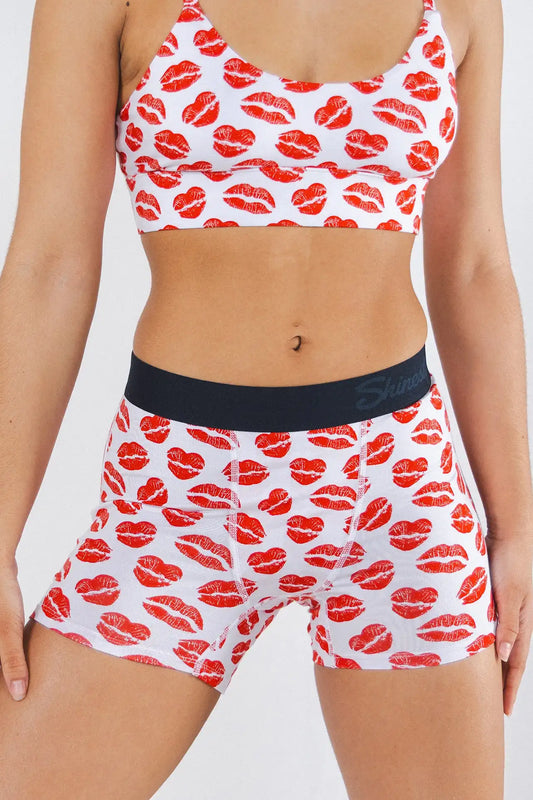 The Pucker Up | Lipstick Kiss Women’s Boxers