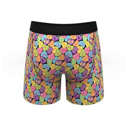 The Candy Crush | Candy Hearts Ball Hammock® Pouch Underwear