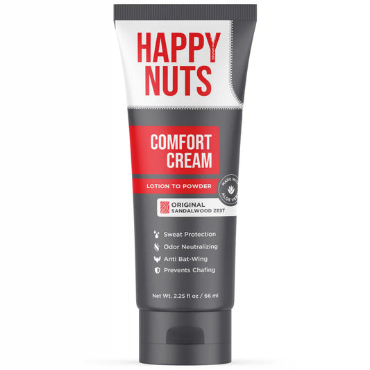Happy Nuts Comfort Cream |  Sweat Defense And Odor Control Lotion