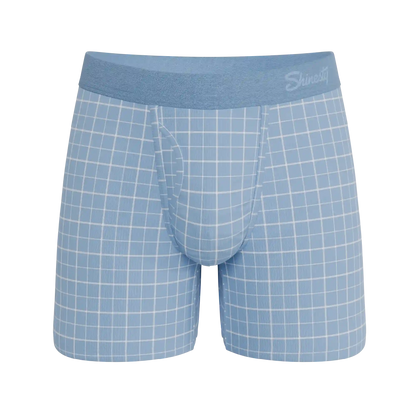 The Spick & Span | Window Pane Plaid Ball Hammock® Pouch Underwear With Fly