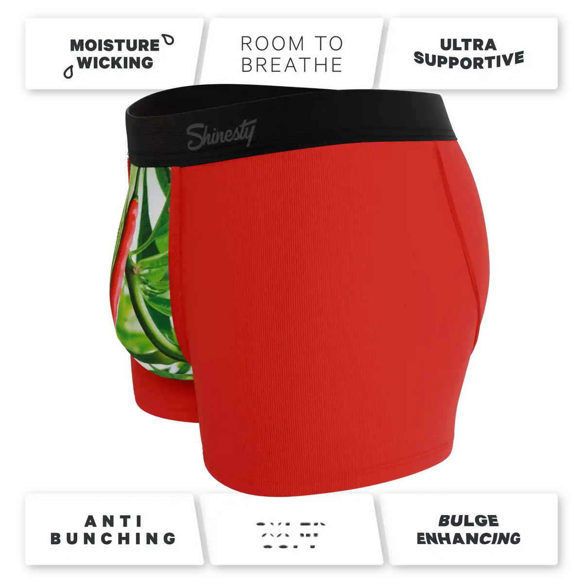 The Picante | Chili Pepper Ball Hammock® Pouch Trunks Underwear
