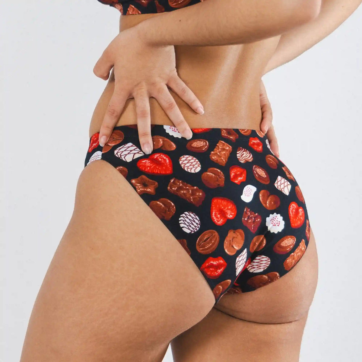 The Bonbons | Naughty Chocolates Modal Bikini Underwear