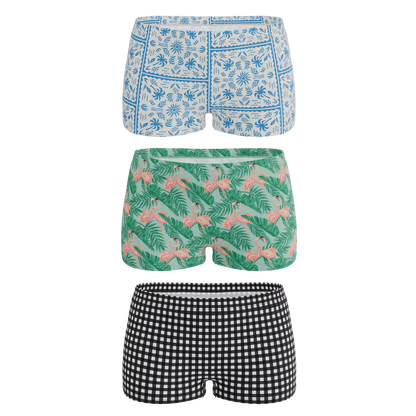 The Vacation Vices | Boyshort Underwear 3 Pack