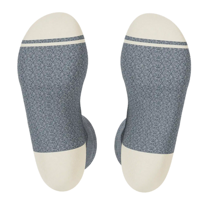 The Asteroid | Blue Marl Heel Hammock™ Crew Socks