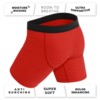 The Picante | Chili Pepper Ball Hammock® Boxer - Long Leg
