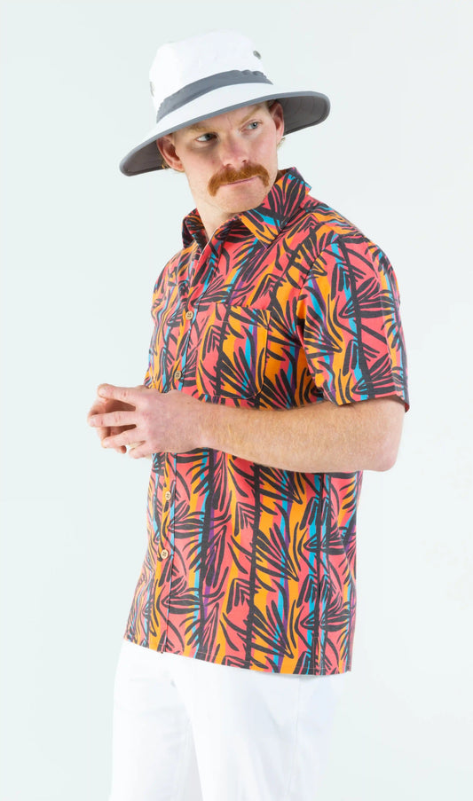 The Bay Breeze | Tropical Neon Hawaiian Shirt