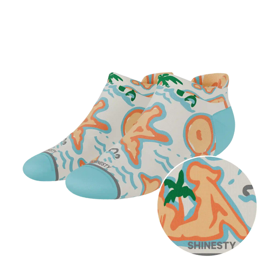 The Pirate's Booty | Naughty Map Heel Hammock™ Ankle Socks