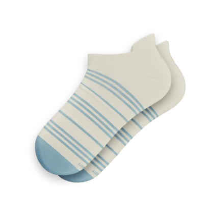 The College Ruled | Stripe Heel Hammock™ Ankle Socks