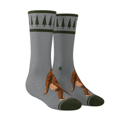 The Sassquatch | Bigfoot Heel Hammock™ Crew Socks