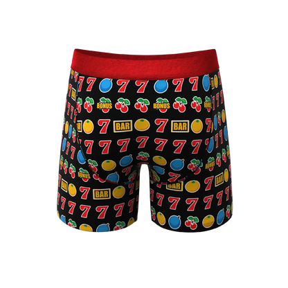 The Apex Jackpot | Slot Machine Ball Hammock® Pouch Underwear With Fly