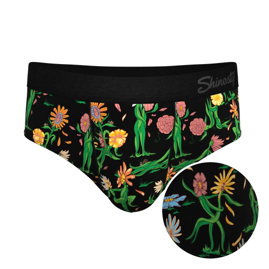 The Garden of Breedin | Flower Print Ball Hammock® Pouch Underwear Briefs
