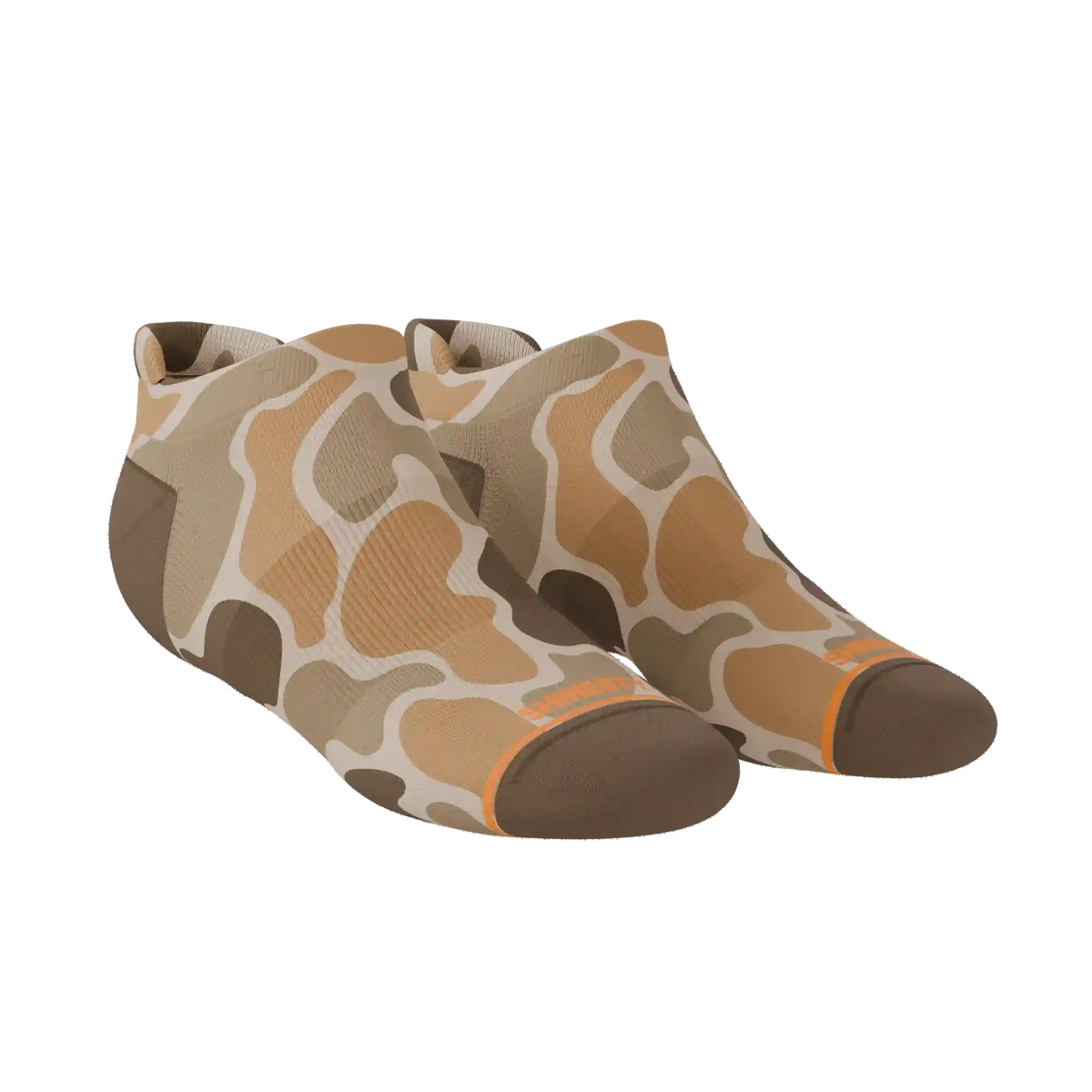 The Out Of Sight | Light Duck Camo Heel Hammock™ Ankle Socks