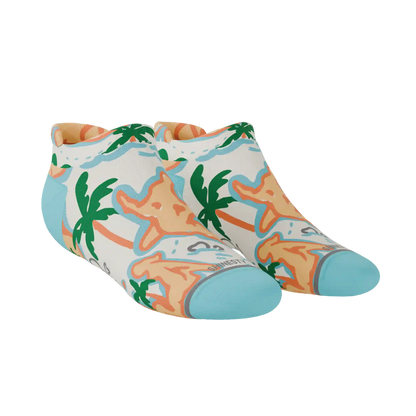The Pirate's Booty | Naughty Map Heel Hammock™ Ankle Socks