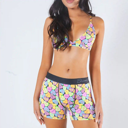 The Candy Crush | Candy Hearts Women’s Boxers