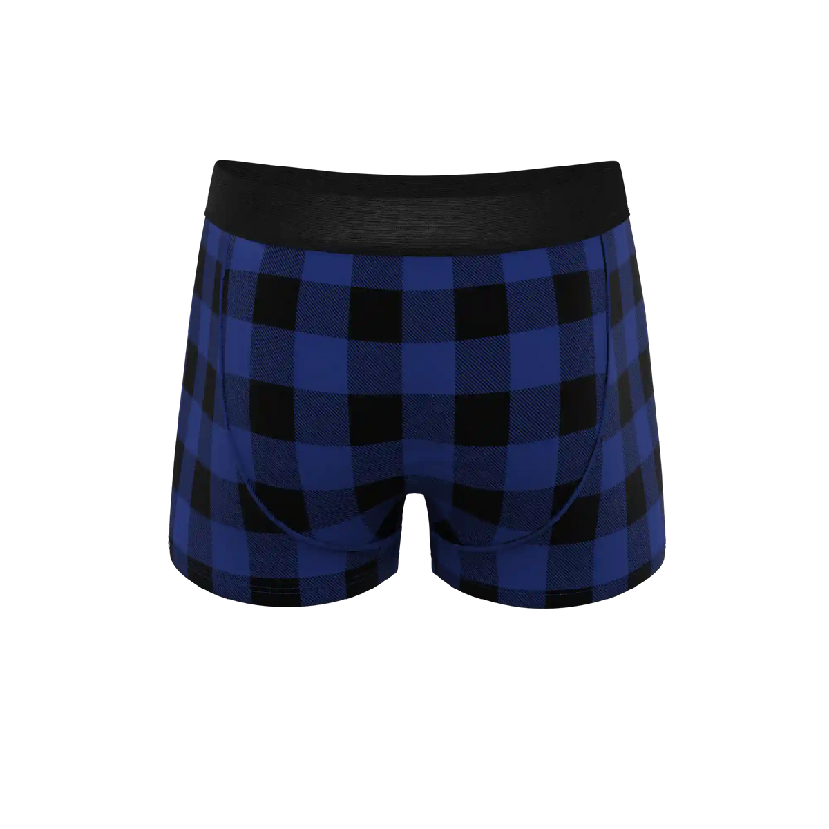 The Precious Plums | Blue Plaid Ball Hammock® Pouch Trunks Underwear