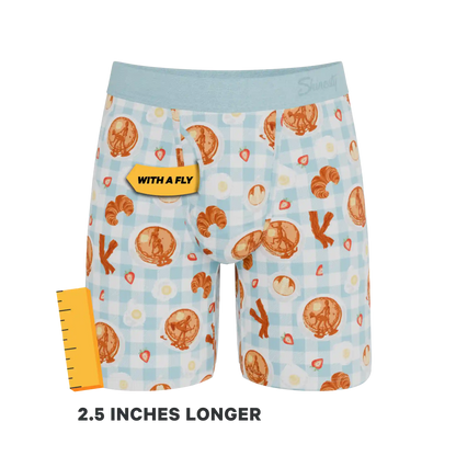 The Good Moaning | Naughty Breakfast Ball Hammock® Boxer - Long Leg
