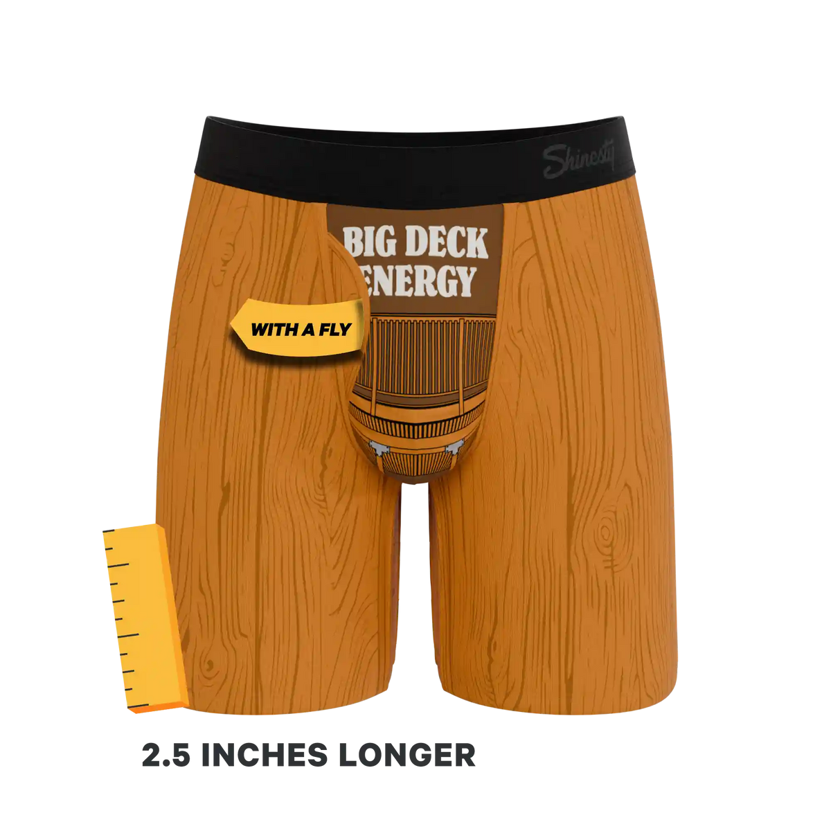 The Big Deck Energy | Shinesty X Middle Class Fancy Ball Hammock® Boxer - Long Leg