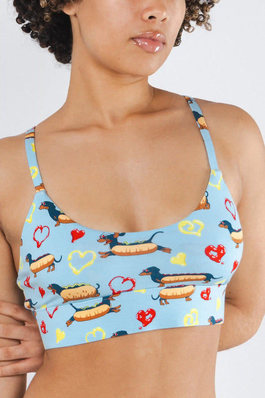 The Lovely Wiener | Wiener Dogs Boob Hammock™ Scoop Bralette