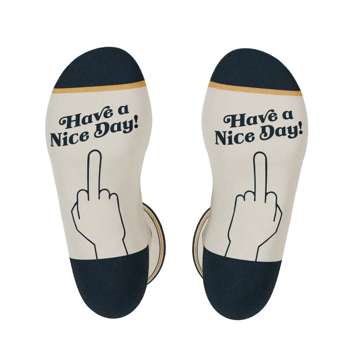 The Friendly Fire | Middle Finger Heel Hammock™ Crew Socks