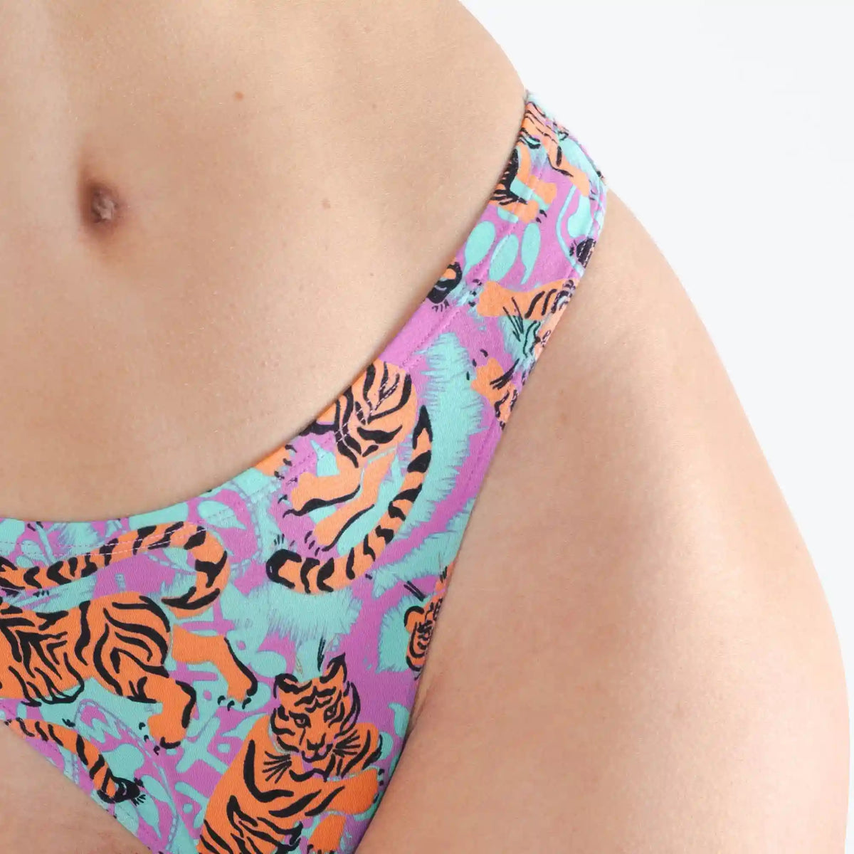 The Go Get 'Em | Abstract Tigers MicroModal Thong