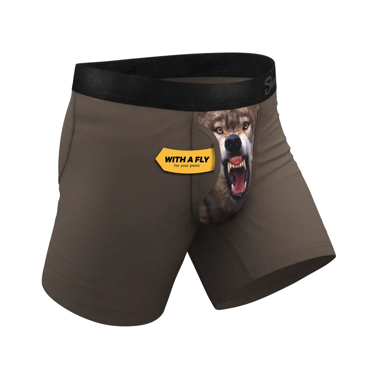 The Grey's Growl | Wolf Ball Hammock® Pouch Underwear With Fly