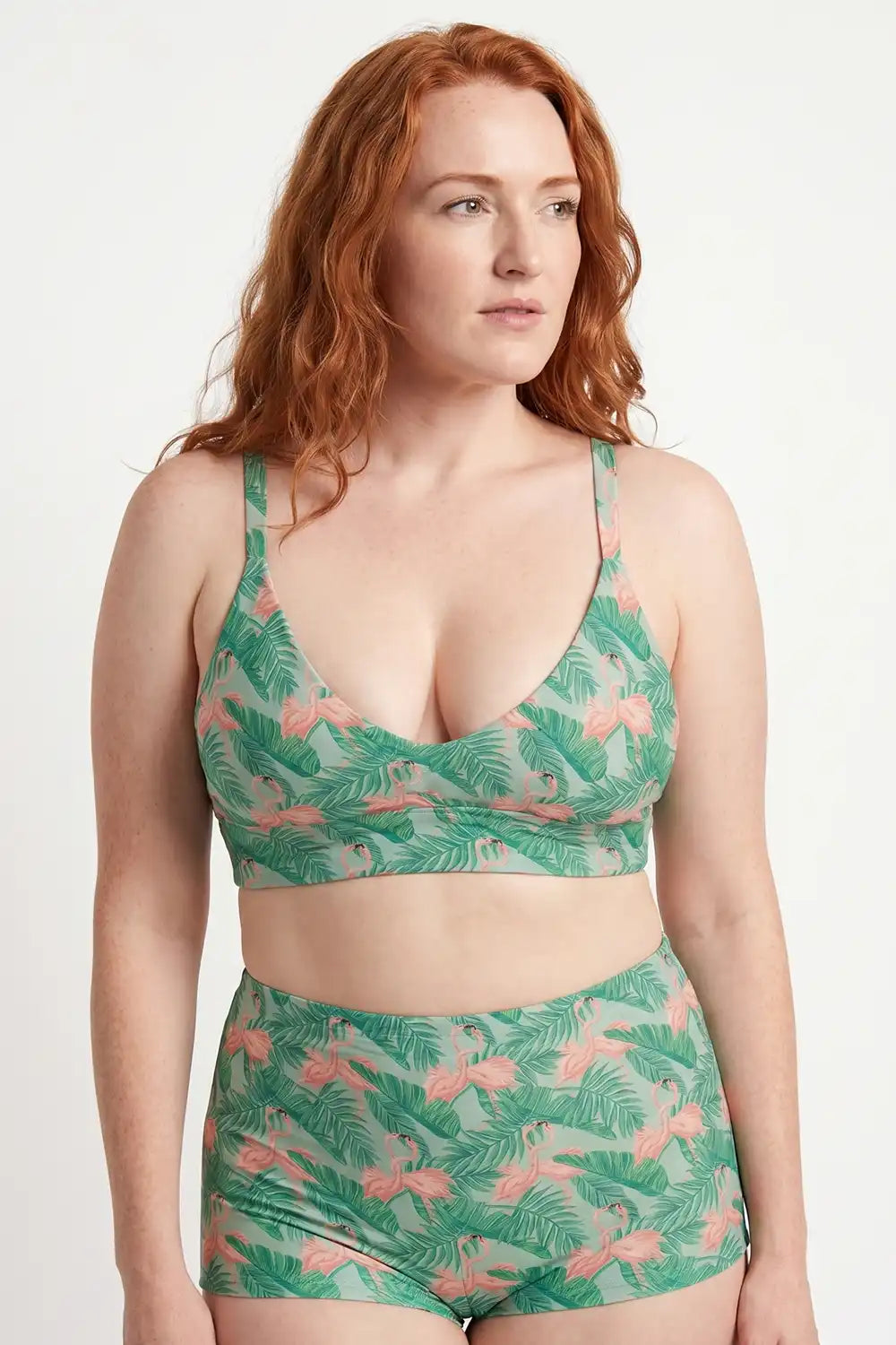 The Flamboyance | Flamingo Boob Hammock™ Plunge Bralette