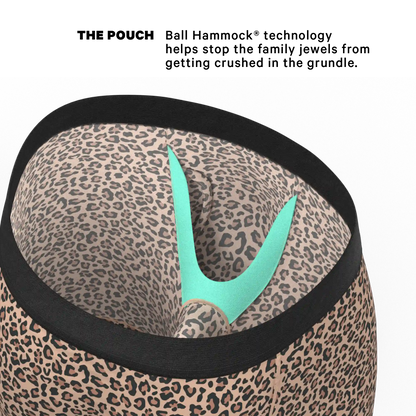 The Wild Cat | Leopard Print Ball Hammock® Boxer - Long Leg
