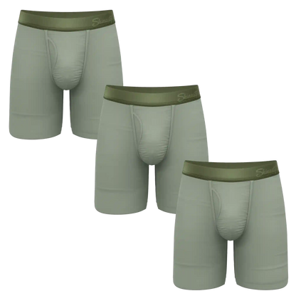 The Manzanilla | Long Leg Ball Hammock® Pouch Underwear With Fly 3 Pack