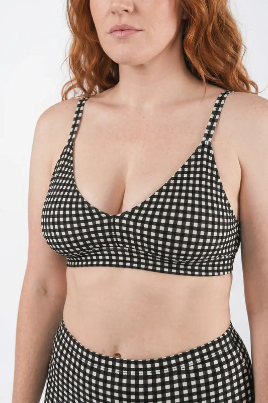The Blackberry Bramble | Window Pane Boob Hammock™ Plunge Bralette
