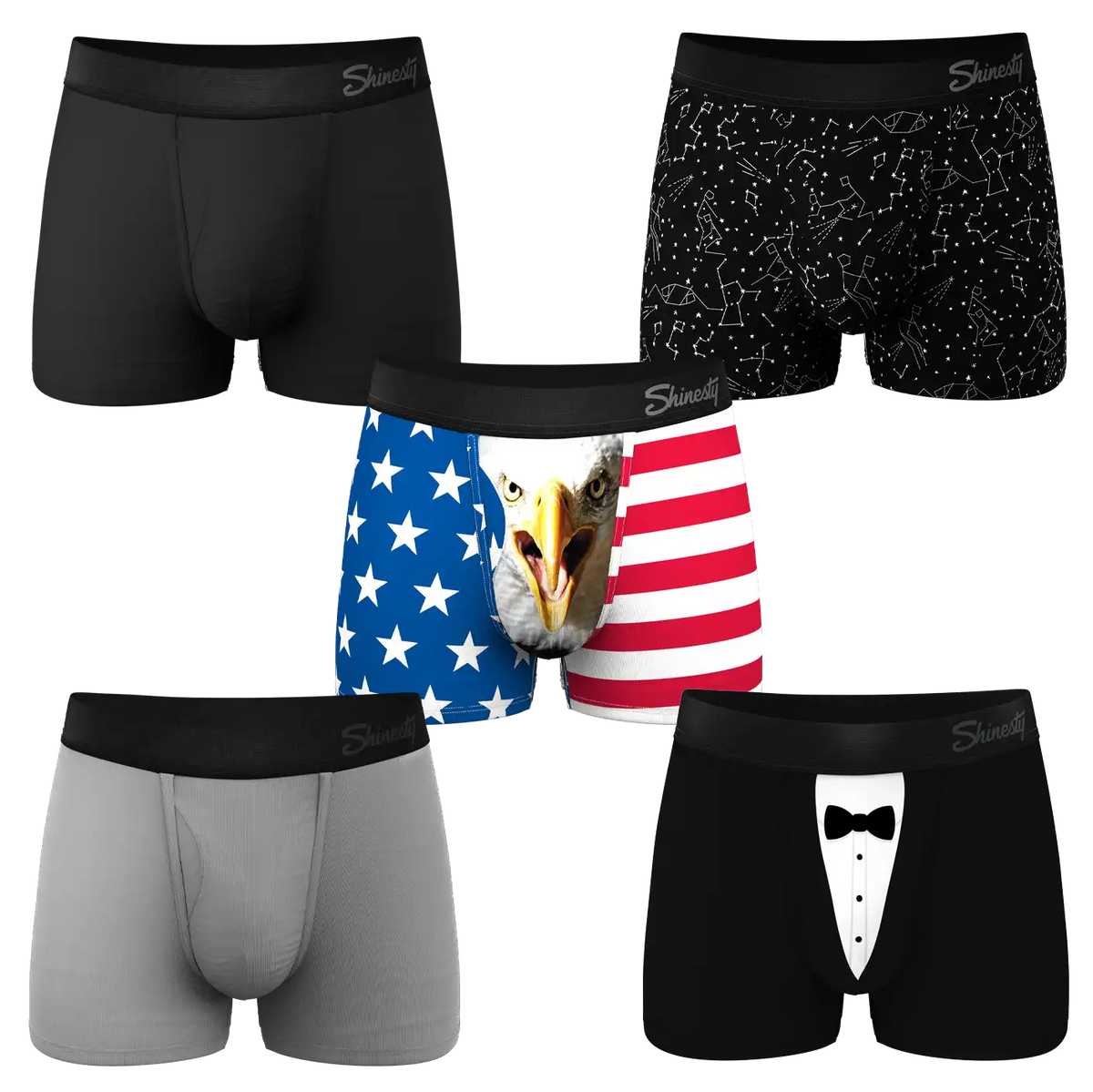 The Ultra Staples Mix | Ball Hammock® Pouch Trunks Underwear 5 Pack