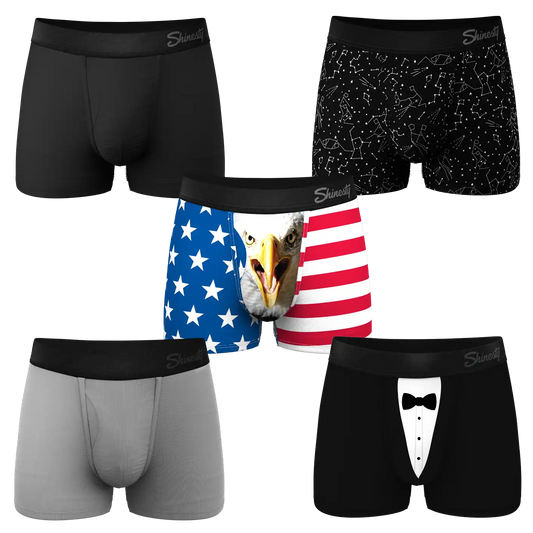 The Ultra Staples Mix | Ball Hammock® Pouch Trunks Underwear 5 Pack