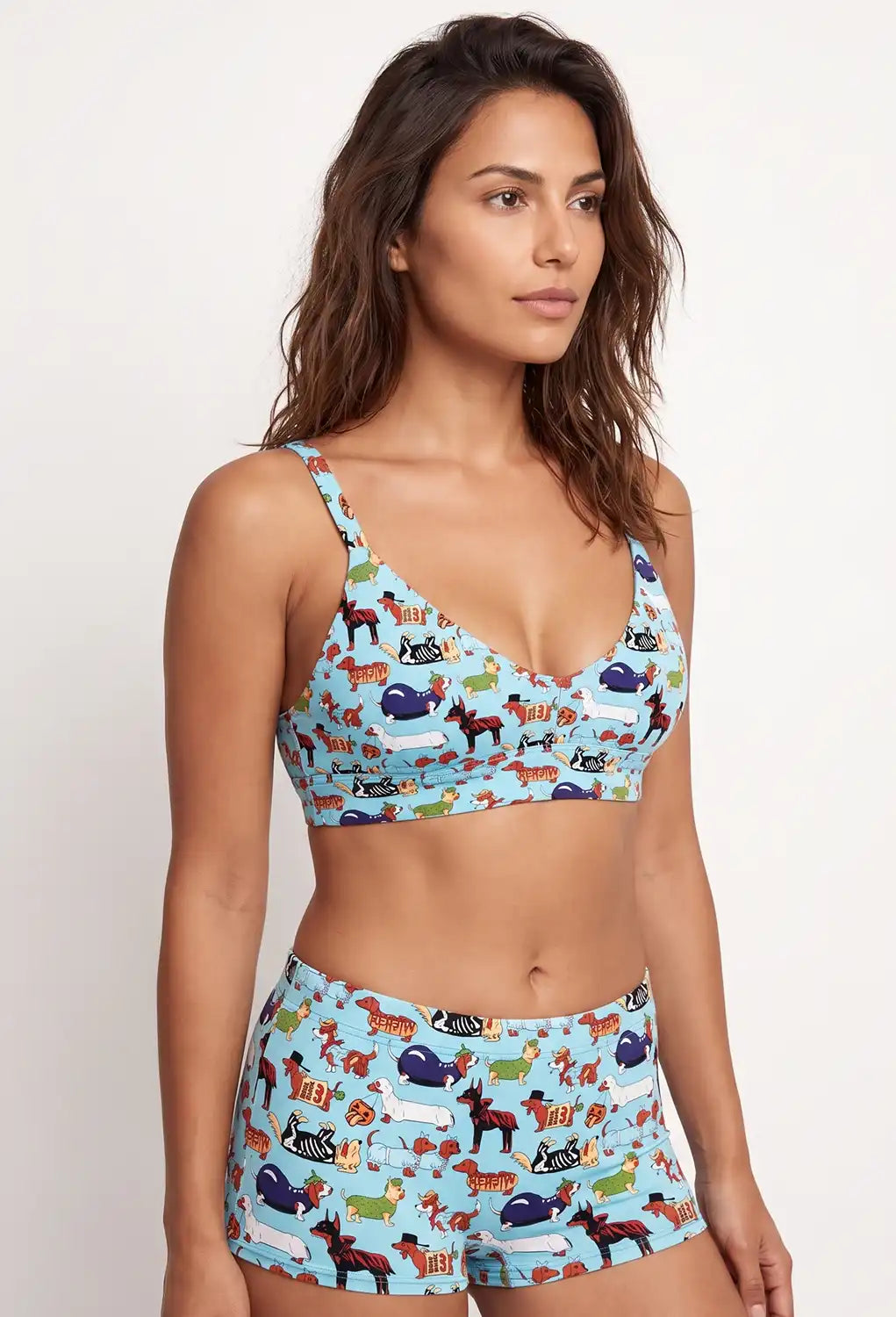 The Halloweenies | Halloween Dogs Boob Hammock™ Plunge Bralette