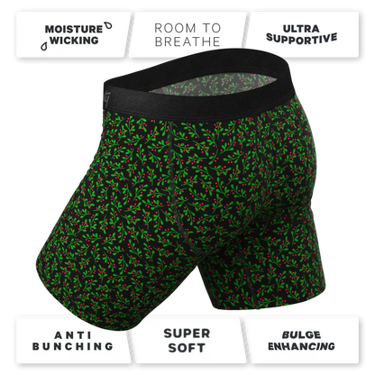 The Kiss Me There | Mistletoe Ball Hammock® Boxer - Long Leg