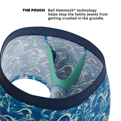 The Slippery When Wet | Naughty Wave Ball Hammock® Pouch Trunks Underwear