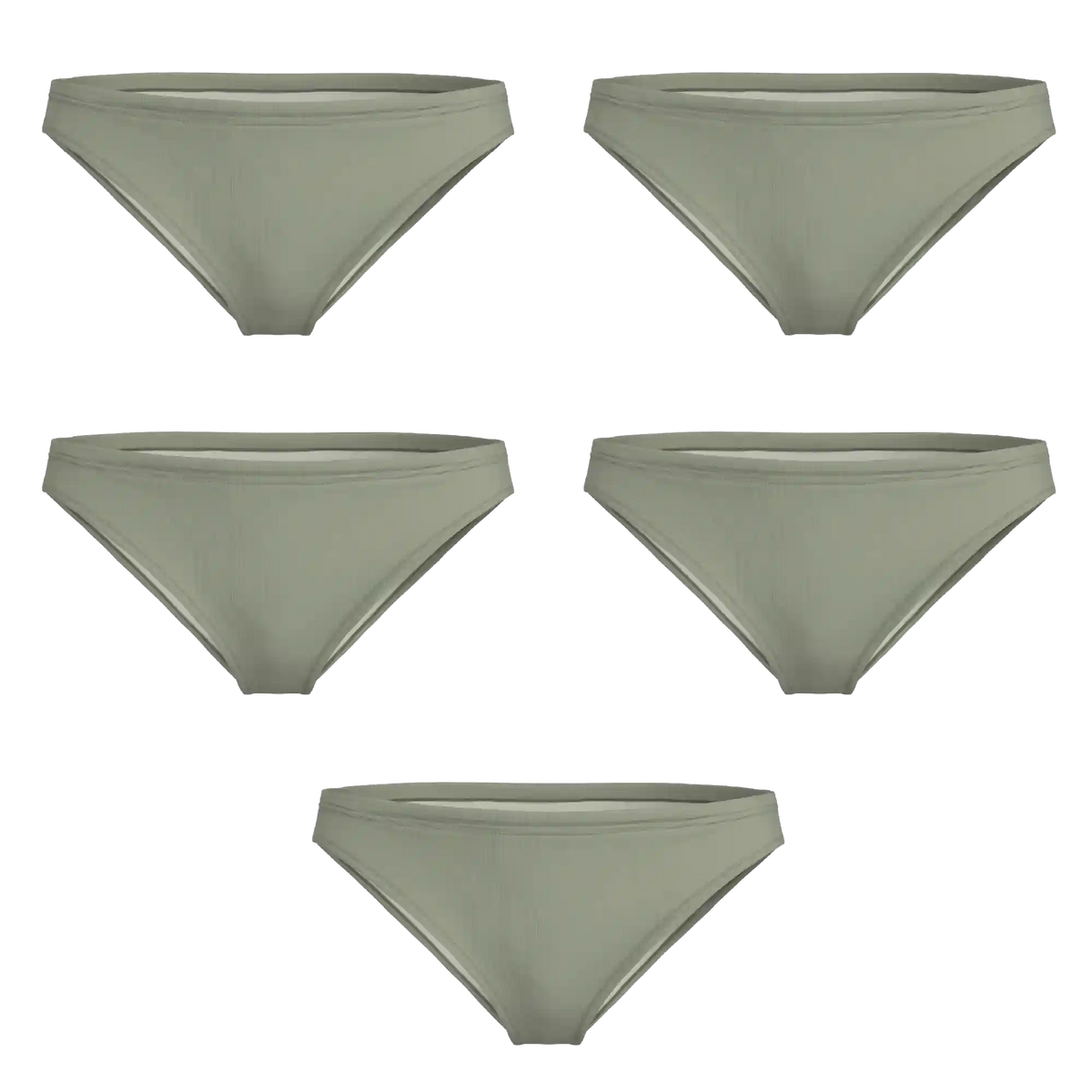 The Manzanilla | Bikini Underwear 5 Pack