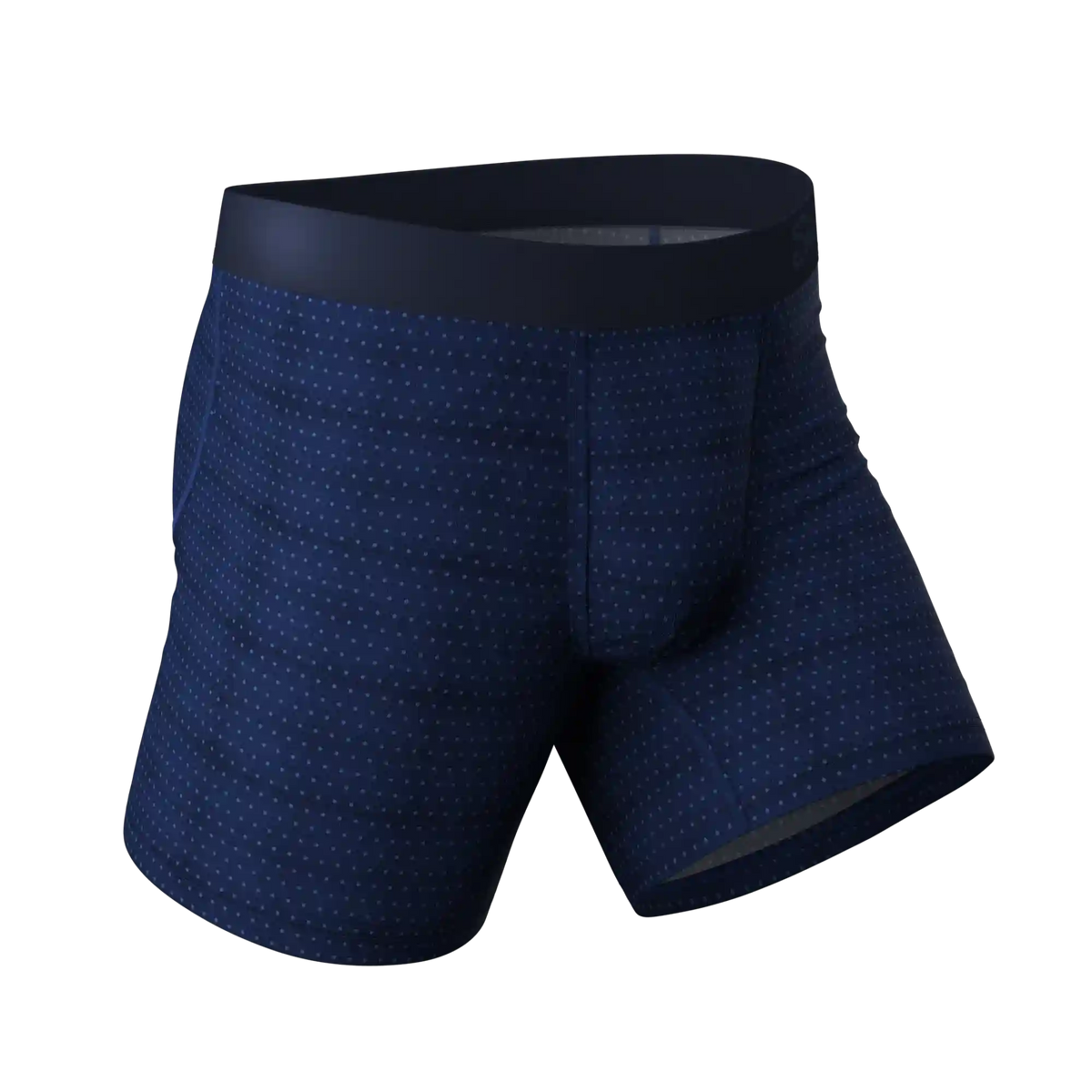 The Forget Me Not | Navy Dot Ball Hammock® Pouch Underwear