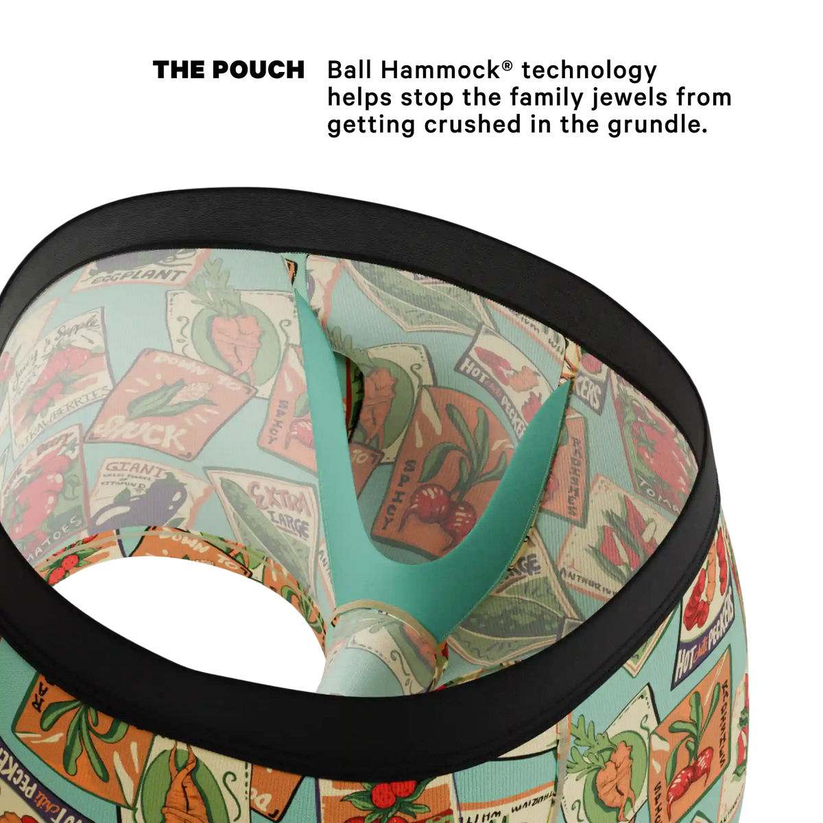 The Need For Seed | Seed Packet Ball Hammock® Pouch Trunks Underwear
