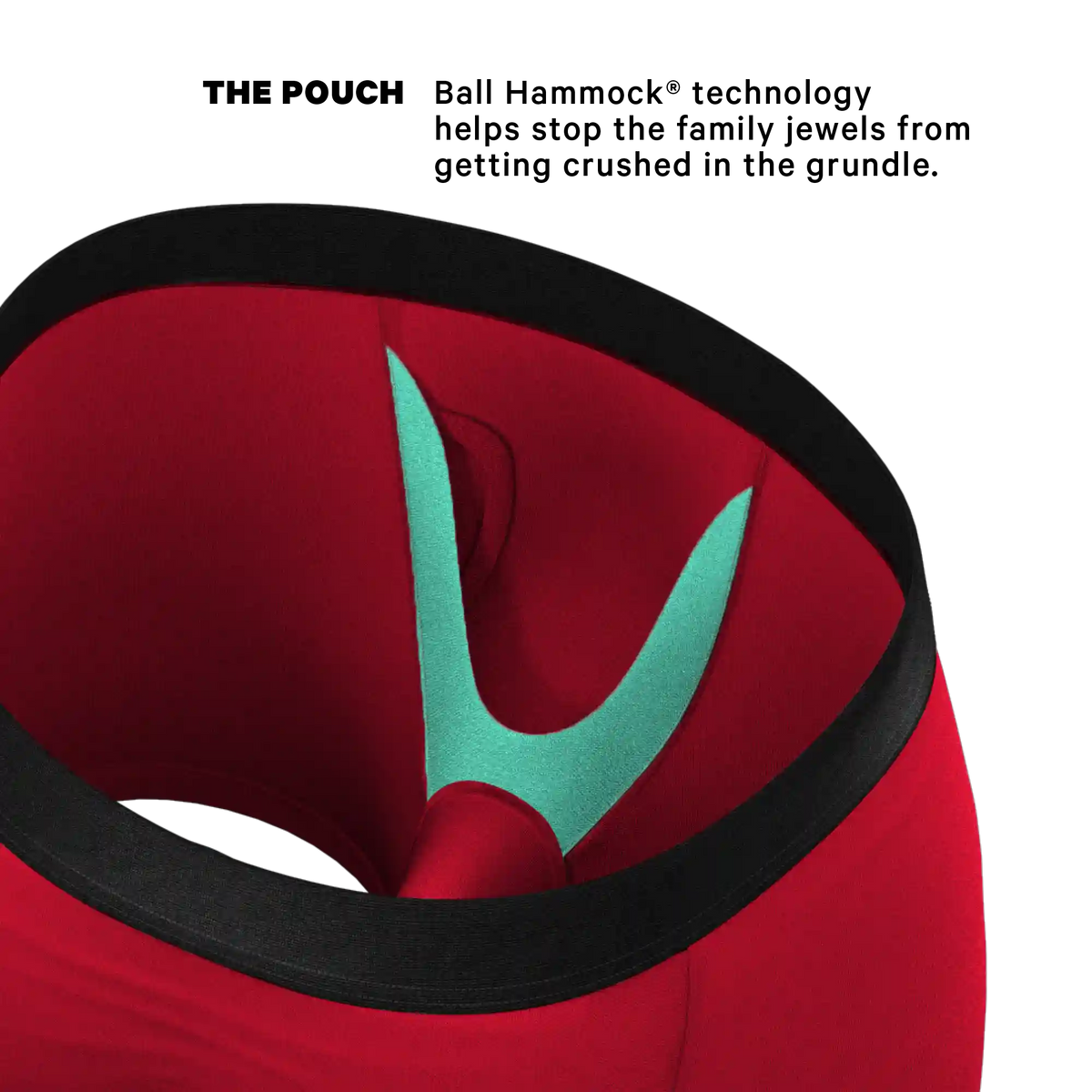 The Red Dress Effect | Red Ball Hammock® Pouch Underwear With Fly