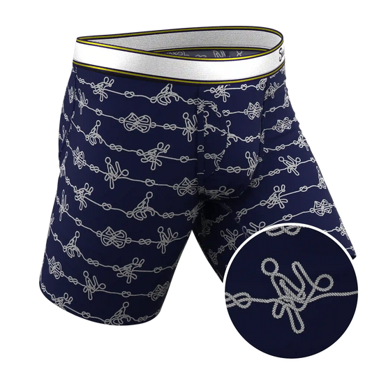 The Knotty Spots | Nautical Knots Ball Hammock® Boxer - Long Leg