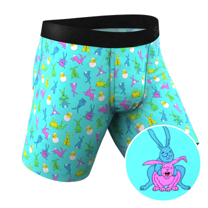 The Like Rabbits | Easter Animals Ball Hammock® Boxer - Long Leg