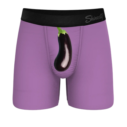 The Double Entendre | Eggplant Ball Hammock® Pouch Underwear