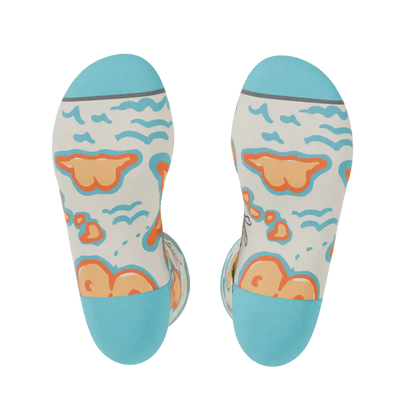 The Pirate's Booty | Naughty Map Heel Hammock™ Crew Socks