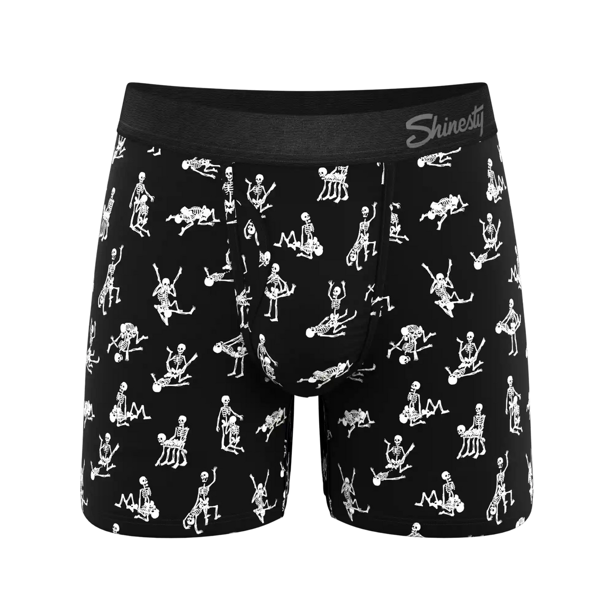The Bare Back Bones | Glow In The Dark Skeletons Ball Hammock® Magnum Big Pouch Underwear