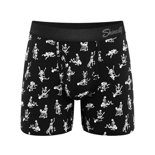 The Bare Back Bones | Glow In The Dark Skeletons Ball Hammock® Magnum Big Pouch Underwear