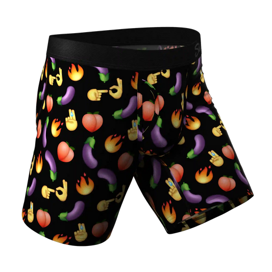 The Emoji After Party | Emoji Ball Hammock® Boxer - Long Leg
