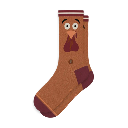 The No Leftovers | Thanksgiving Turkey Heel Hammock™ Crew Socks
