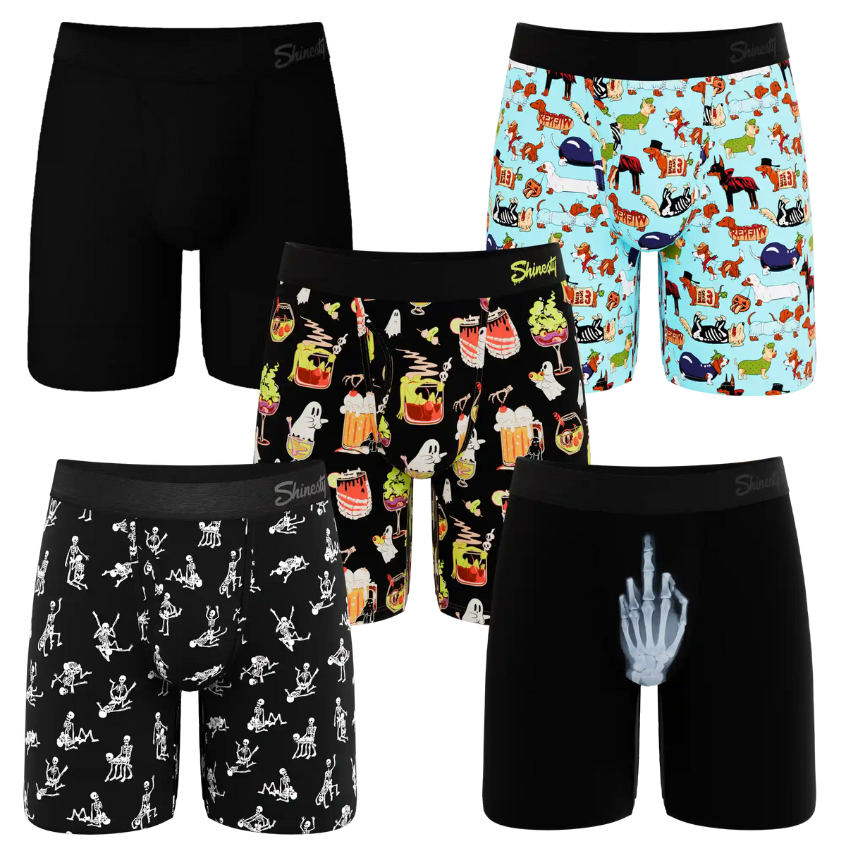 The Halloweird | Long Leg Ball Hammock® Pouch Underwear With Fly 5 Pack