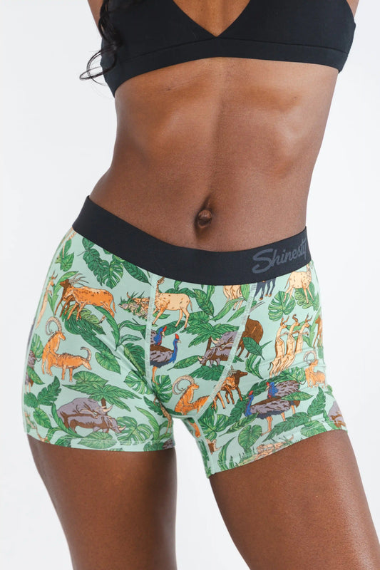 The Hornography | Tropical Animals Women’s Boxers