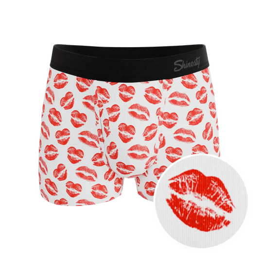 The Pucker Up | Lipstick Kiss Ball Hammock® Pouch Trunks Underwear