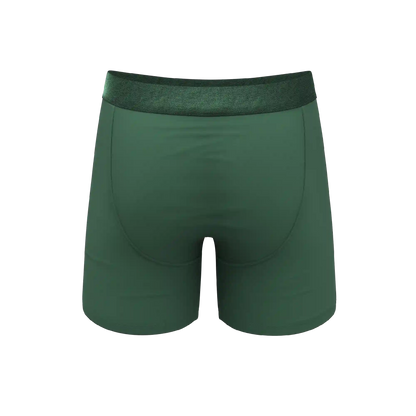 The Money Tree | Forrest Green Tonal Ball Hammock® Pouch Underwear With Fly